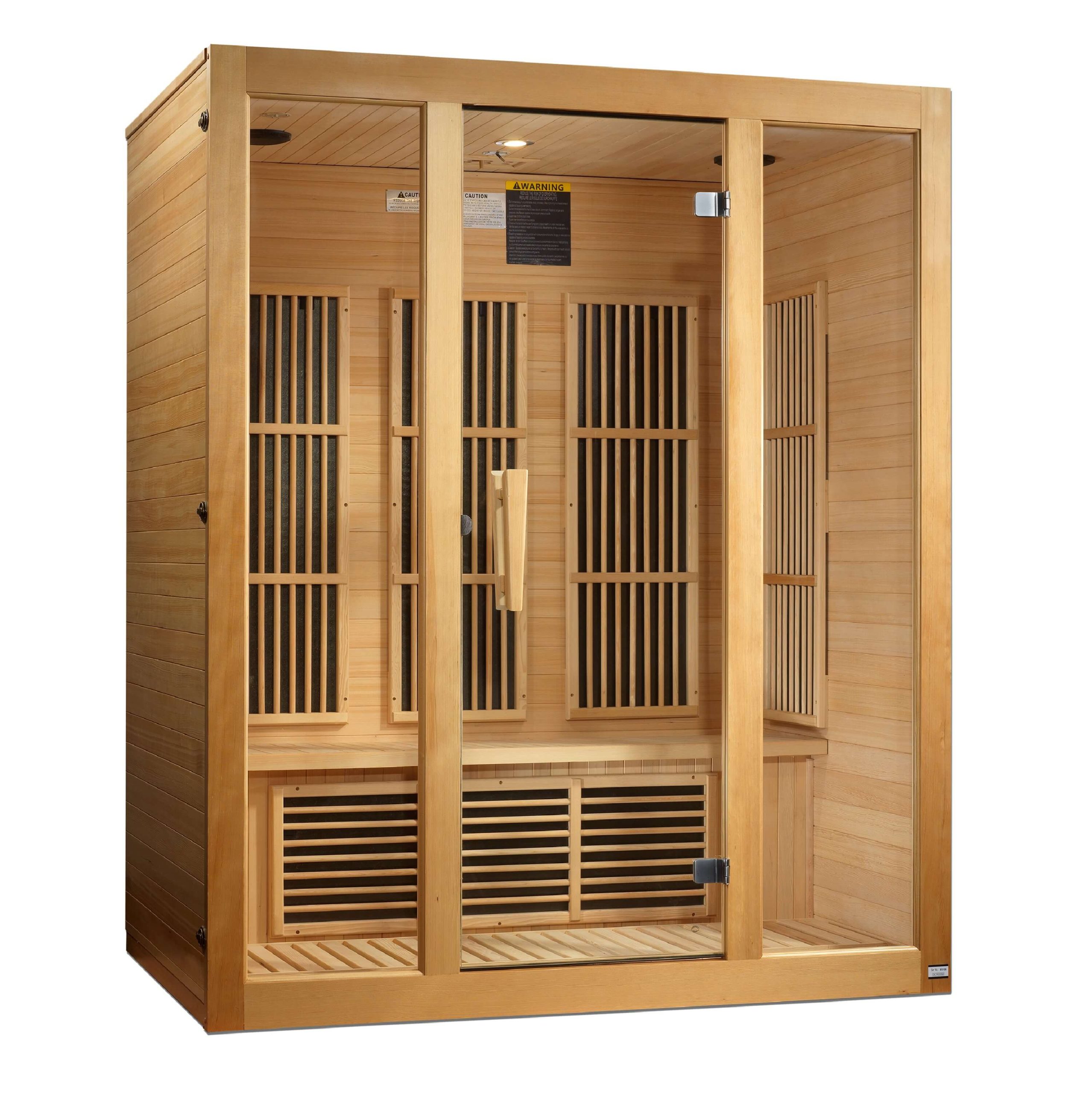 Maxxus "Bellevue" 3 Person Low EMF FAR IR Sauna (MX-J306-01-ZF)
