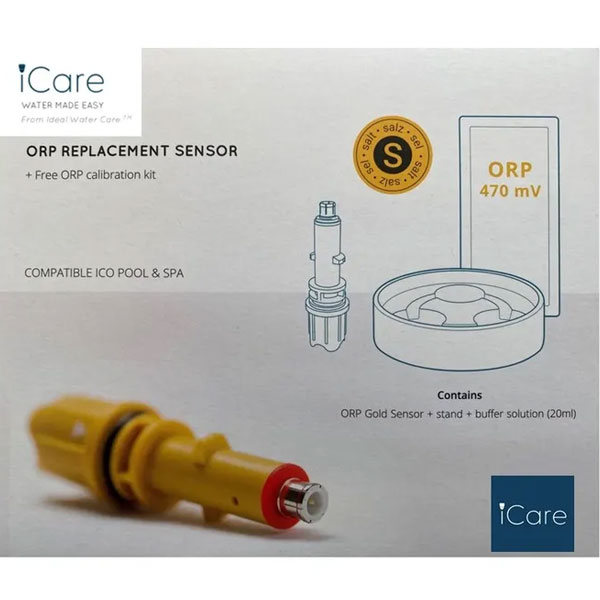 iCare ORP sensor for salt water and calibration kit bundle
