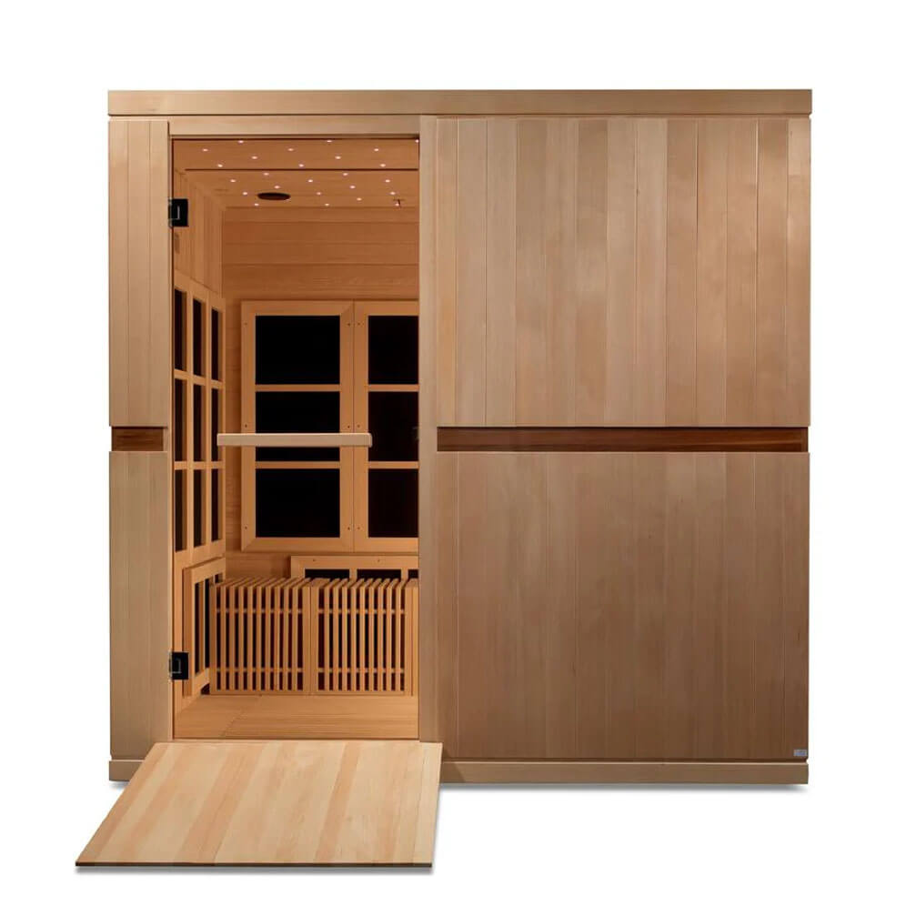 2025 Golden Designs "Catalonia" 8 Person Near Zero EMF FAR IR Sauna (GDI-6880-02 Elite)