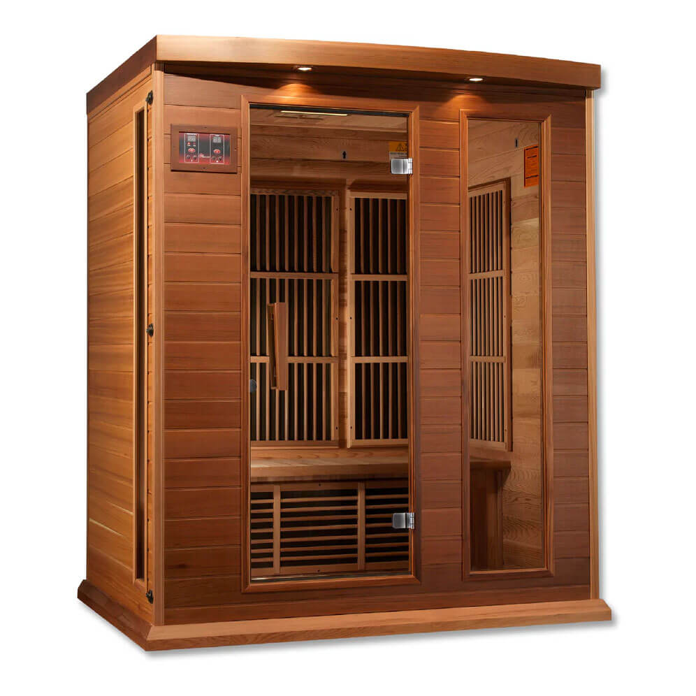 Maxxus 3 Person Low EMF FAR IR Sauna (MX-K306-01-CED)